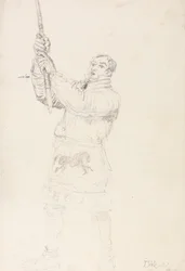Study of a Drayman (A Study for Sides